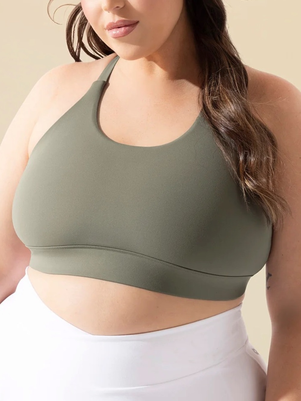 Popflex Ambition Bra in Rustic Olive